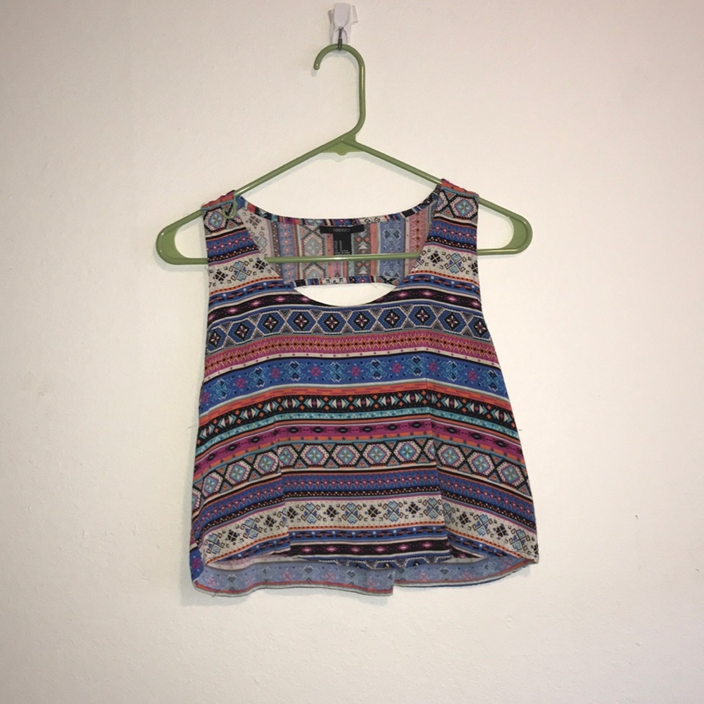Forever 21 flirty cropped tank top‼️